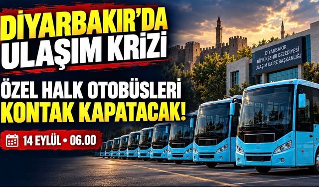 Diyarbakır’da özel halk otobüsleri kontak kapatacak