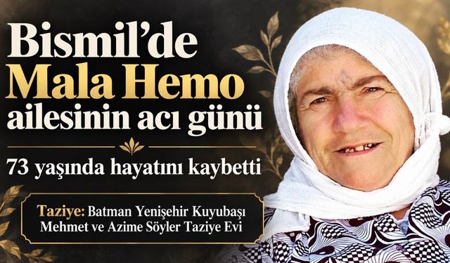 Bismil’de Mala Hemo ailesinin acı günü