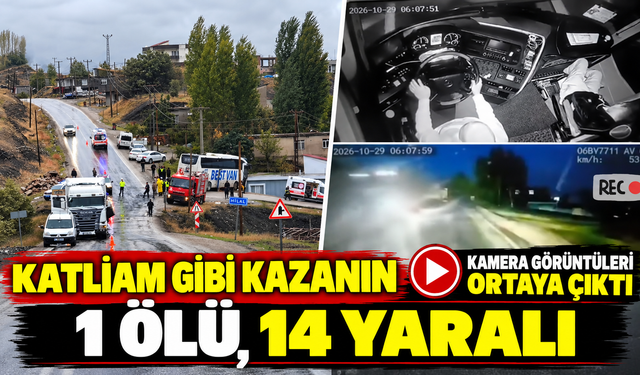 Katliam Gibi Kazanın Kamera Görüntüleri Ortaya Çıktı: 1 Ölü, 14 Yaralı