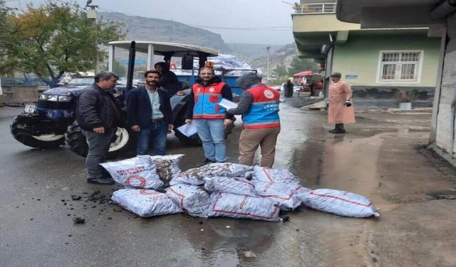 Çermik’te Kış Öncesi Kömür Yardımı Başladı