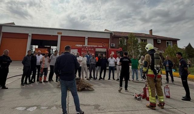 Karayolları Personeline Yangın ve Tahliye Eğitimi