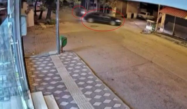 Biri ağır iki kişinin yaralandığı kaza kameraya yansıdı