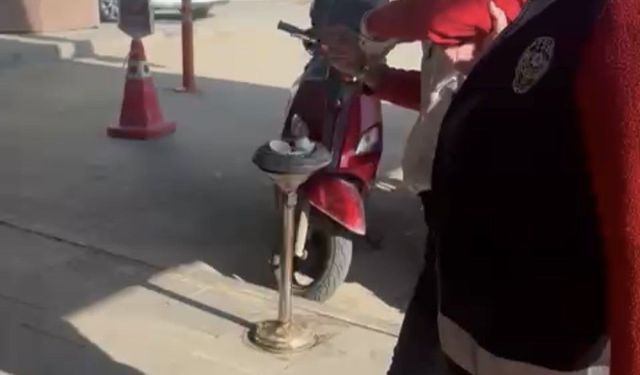 Yemek yiyen kediye taşla vurmuştu: Kadın yakalandı