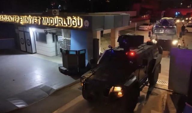 Gaziantep'te Nitelikli Yağma Suçundan 8 Şüpheli Gözaltına Alındı