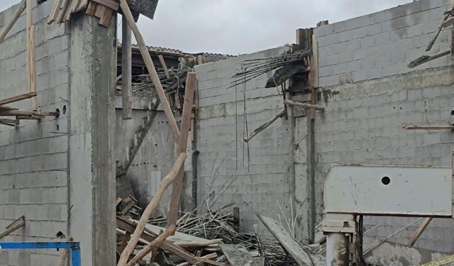 Gaziantep'te İnşaatta Kalıp Çöktü: 3 İşçi Yaralandı