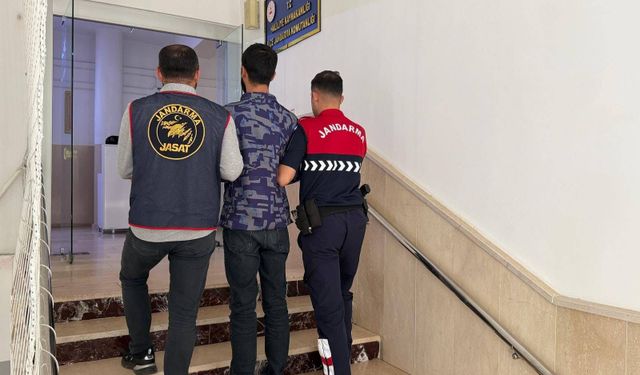 5 yıllık hapis cezası bulunan hükümlü jandarmadan kaçamadı