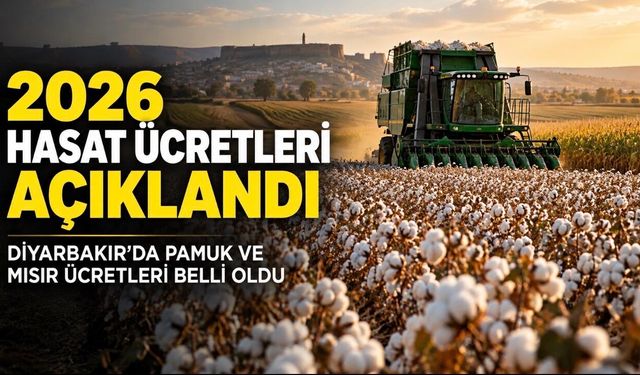 Pamuk ve Mısır Üreticilerini İlgilendiriyor: 2026 Hasat Ücretleri Belli Oldu