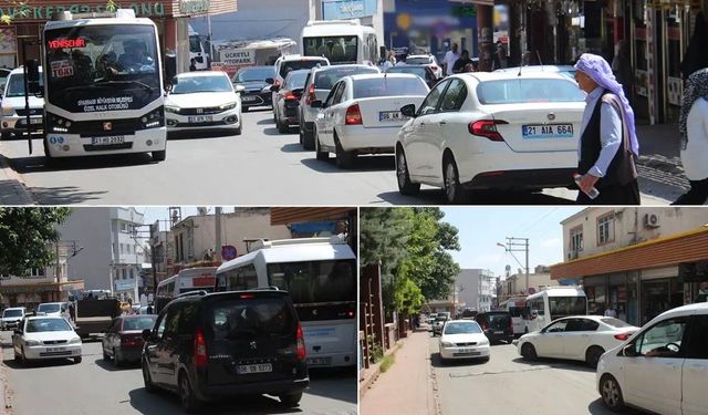 Ergani’de Botanik Park önündeki trafik sıkışıklığına çözüm çağrısı