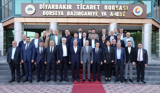 Diyarbakır’da Ticaret Borsası, DTSO ve DESOB’a Hayırlı Olsun Ziyareti