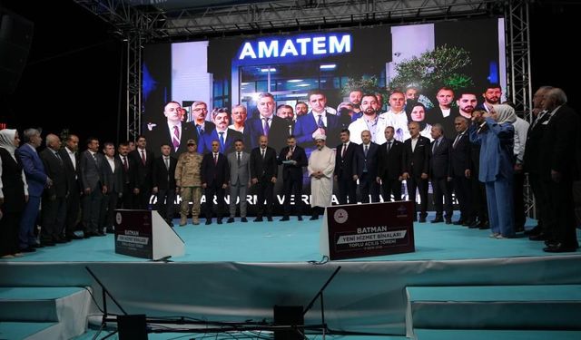 İçişleri Bakanı Mustafa Çiftçi Batman’da Toplu Açılış Törenine Katıldı