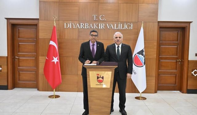 Malezya Ankara Büyükelçisi Shaffieq’ten Diyarbakır Valisi Zorluoğlu’na Ziyaret