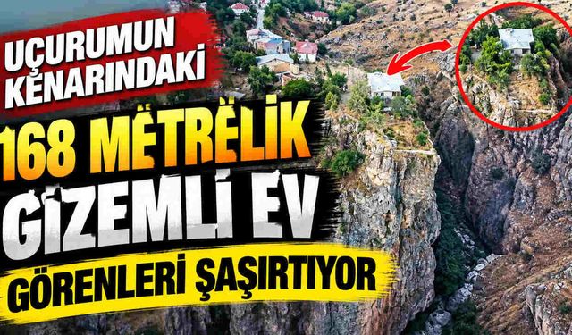 Uçurumun Kenarındaki 168 Metrelik Gizemli Ev Görenleri Şaşırtıyor