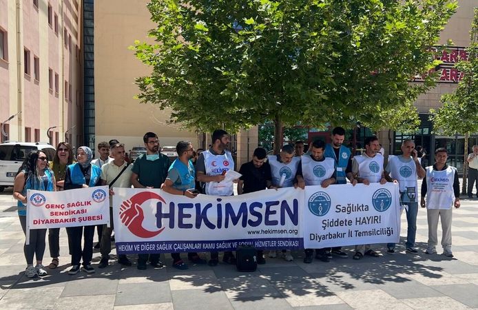 Diyarbakır’da Sağlıkta Şiddete Tepki: “Şiddetin Hiçbir Bahanesi Olamaz”
