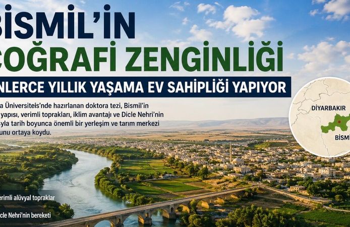 BİLİMSEL ARAŞTIRMA BİSMİL’İN COĞRAFİ VE TARİHSEL BİRİKİMİNİ GÖZLER ÖNE SERDİ: DİCLE’NİN KALBİNDE BİNLERCE YILLIK MİRAS
