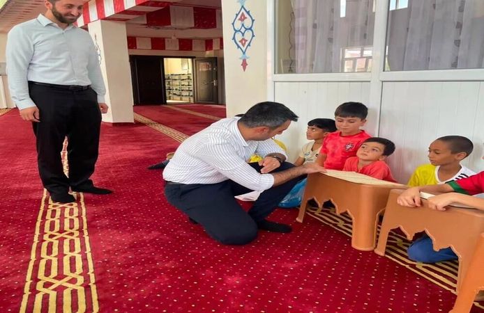 Kaymakam ve Müftü Vekilinden Yaz Kur'an Kursuna Ziyaret