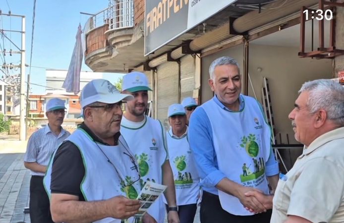 Bismil’de Nato Caddesi’nde temizlik seferberliği