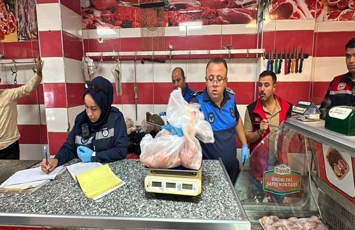 Şanlıurfa’da Gıda Denetimi: 170 Kilo Bozuk Et İmha Edildi