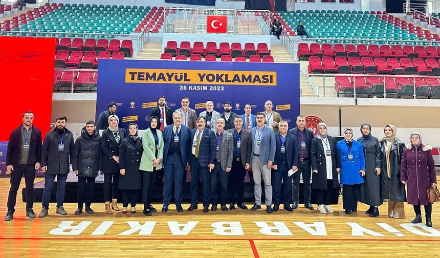 AK Parti Diyarbakır’da temayül yoklaması yaptı