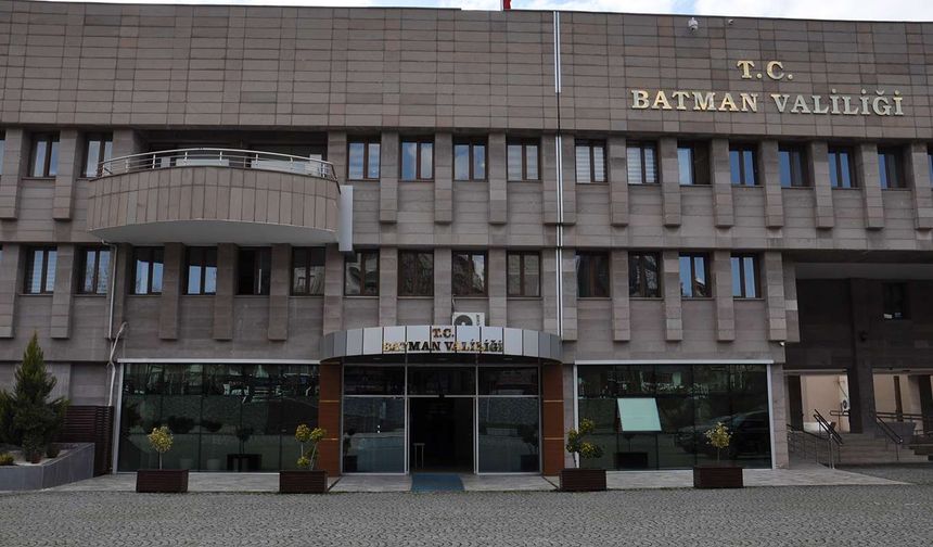 Batman Valiliği'nden önemli "YASAK" duyurusu!