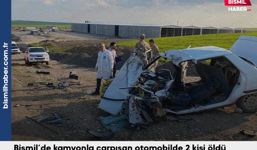 Bismil’de feci kaza: 2 ölü 1 ağır yaralı