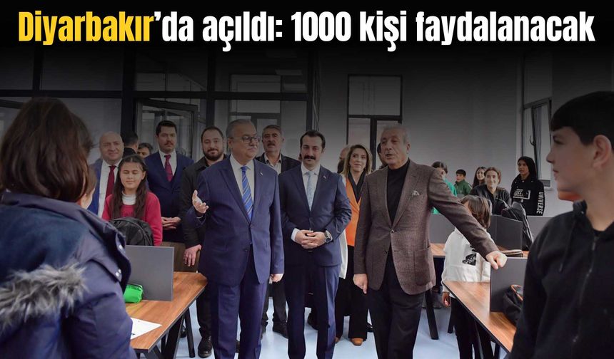 Diyarbakır’da yenisi açıldı: Diyarbakırlı Eski Bakanın ismi verildi