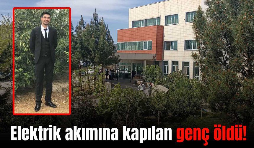 Çınar'da elektrik akımına kapılan genç, yaşamını yitirdi
