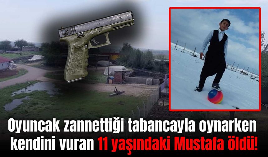 Kahreden olay: Babasının tabancasını oyuncak zanneden 11 yaşındaki Mustafa kendini vurdu!