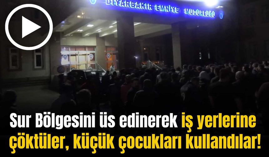 Diyarbakır’da esnafın işyerlerine çöken suç örgütü çökertildi