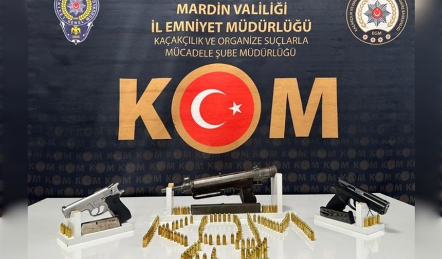 Mardin'de Kaçak Silah Operasyonu: 8 Kişi Göz Altına Alındı