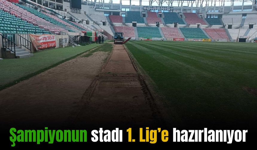 Diyarbakır stadyumu 1. Lig’e hazırlanıyor