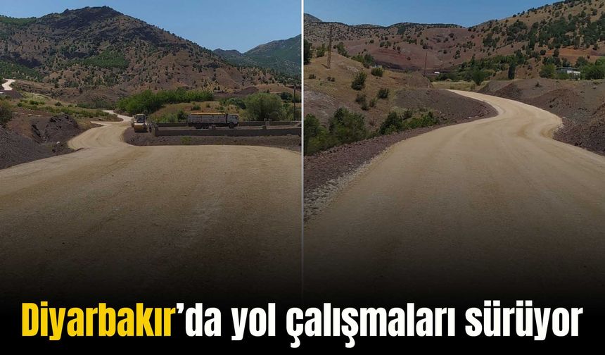 Diyarbakır’ın 3 ilçesinde yollar yenileniyor