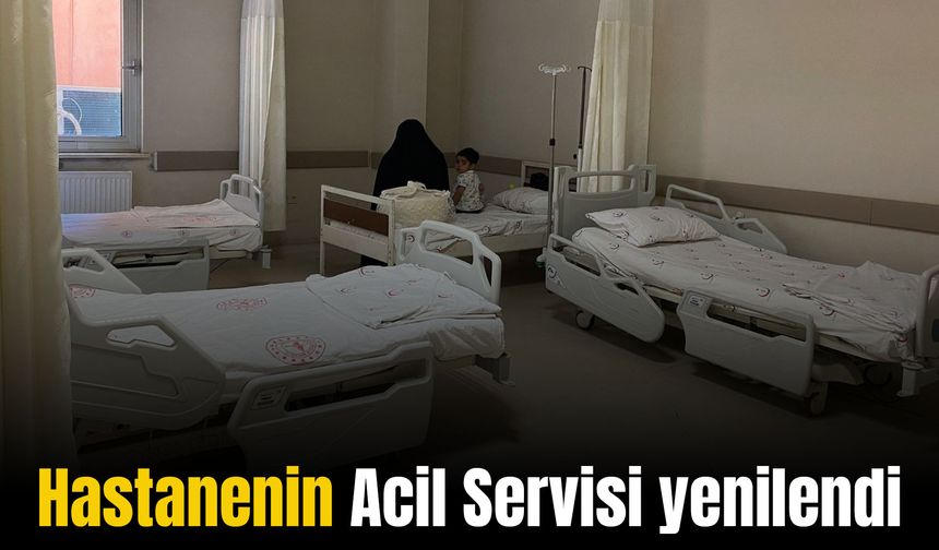 Diyarbakır’da Devlet Hastanesinin Acil Servisi yenilendi