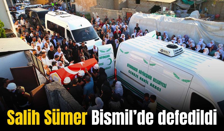 Eski Devlet Bakanı Salih Sümer, memleketi Bismil’de defnedildi