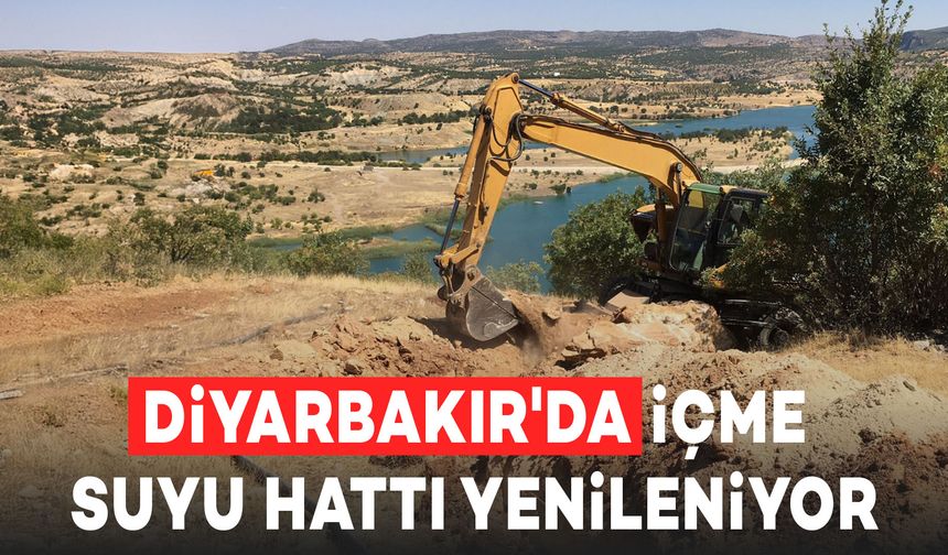 Diyarbakır'ın O İlçesinde İçme Suyu Hattı Yenileniyor