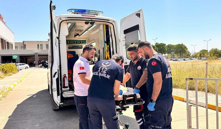 Kalp krizi geçiren 28 yaşındaki genç, ambulans helikopterle Diyarbakır’a sevk edildi