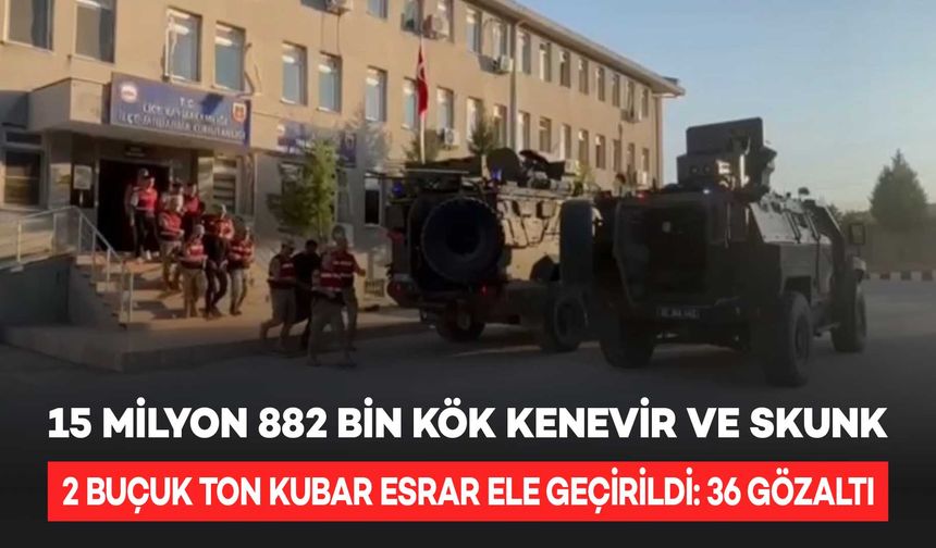 Diyarbakır’da operasyon: 36 gözaltı