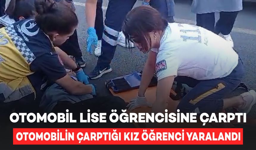 Diyarbakır’da otomobilin çarptığı kız öğrenci yaralandı