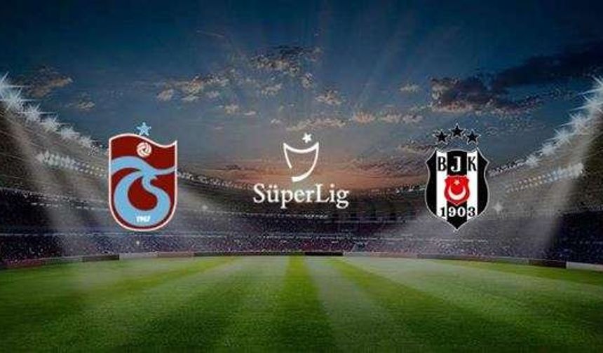 Beşiktaş, Süper Lig'in 5. haftasında Trabzonspor ile deplasmanda karşı karşıya gelecek.