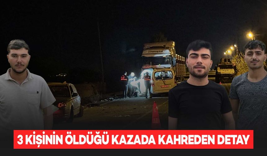 Diyarbakır’da 3 kişinin öldüğü kazanın detayları ortaya çıktı