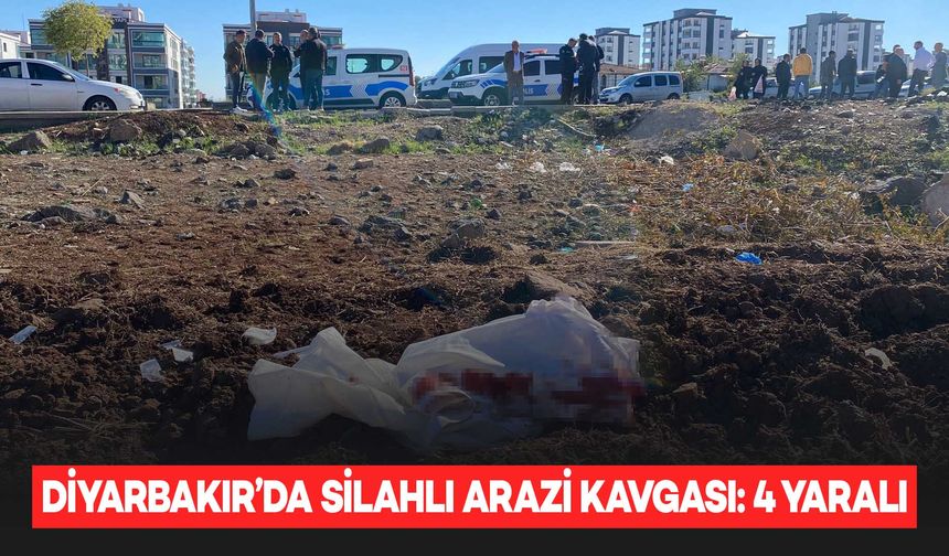 Diyarbakır’da tarla sürme meselesi silahlı kavgaya dönüştü: 4 yaralı