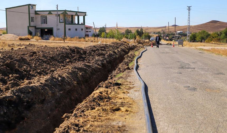 Diyarbakır’ın ilçesinde 2 bin metrelik içme suyu hattı yenilendi