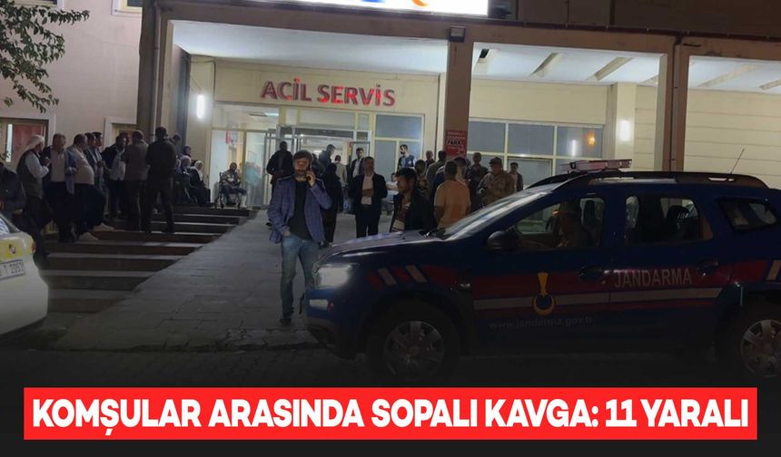 Komşu aileler arasında aidat kavgası: 11 yaralı