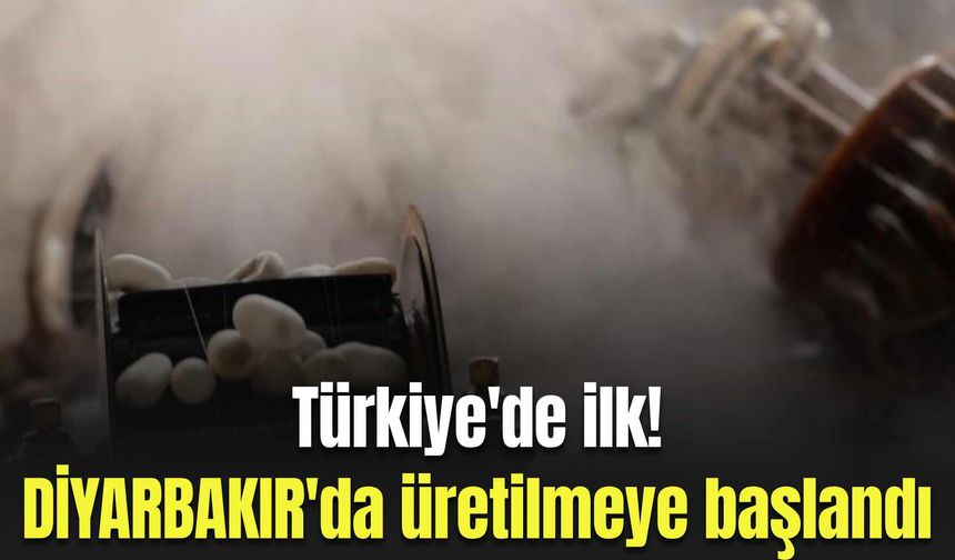 Türkiye'de ilk! Diyarbakır'da üretilmeye başlandı