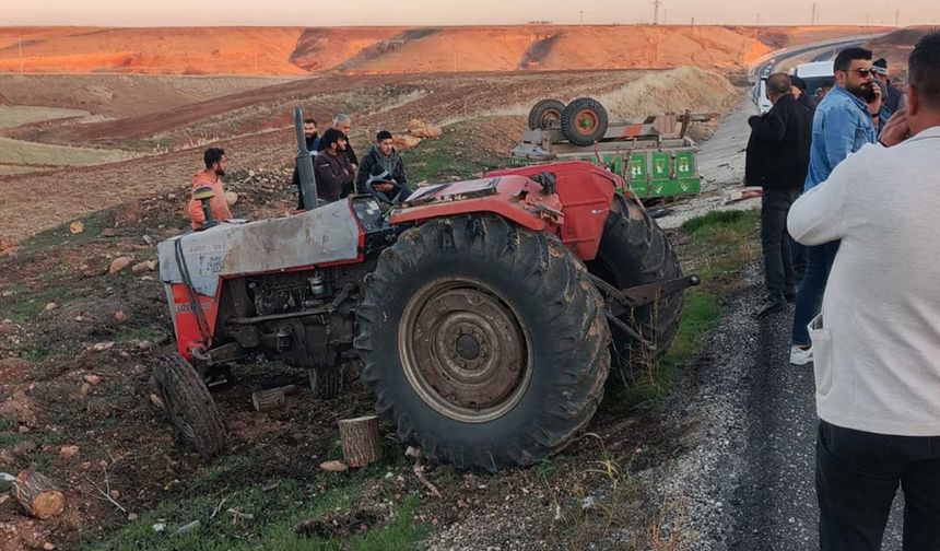 Diyarbakır'da tır ile traktör çarpıştı: 1 yaralı