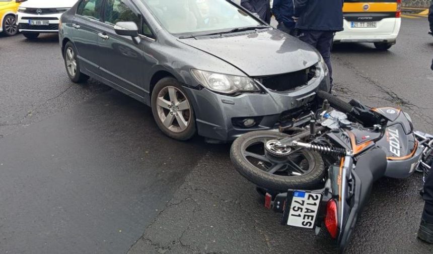 Diyarbakır'da trafik kazası: 1 yaralı