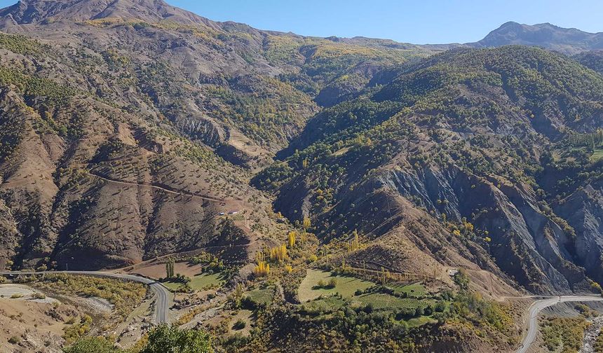 Kulp’un Dağlarında Sonbahar Manzaraları Görenleri Büyülüyor