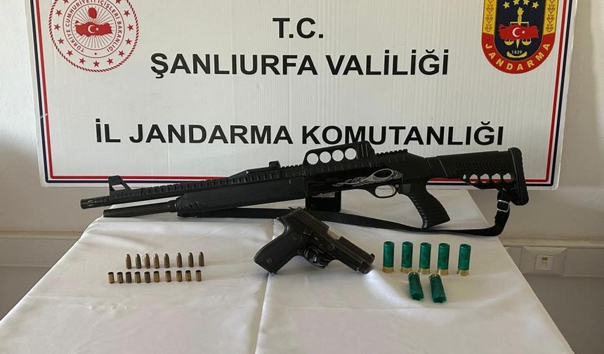 Şanlıurfa’da silah kaçakçılığı operasyonunda 8 gözaltı