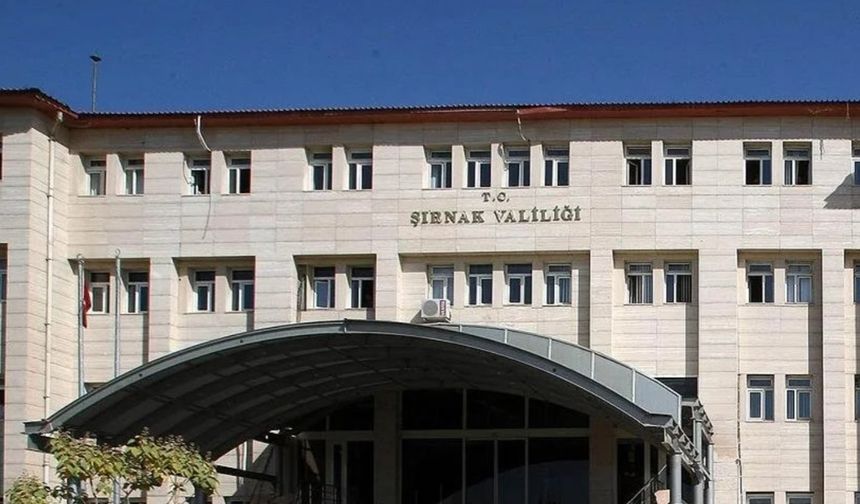 Şırnak’ta Bazı Bölgelere Girişler 15 Günlüğüne Yasaklandı