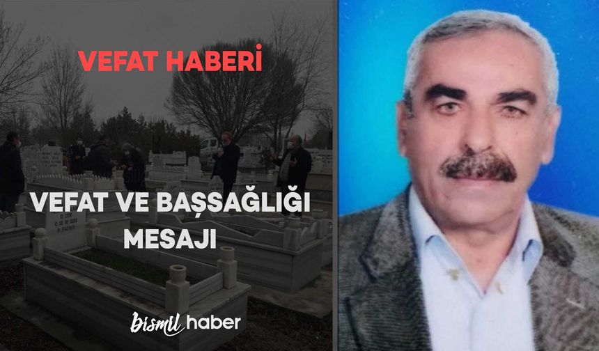 Aralık Köyünde Sezai Ata vefat etmiştir