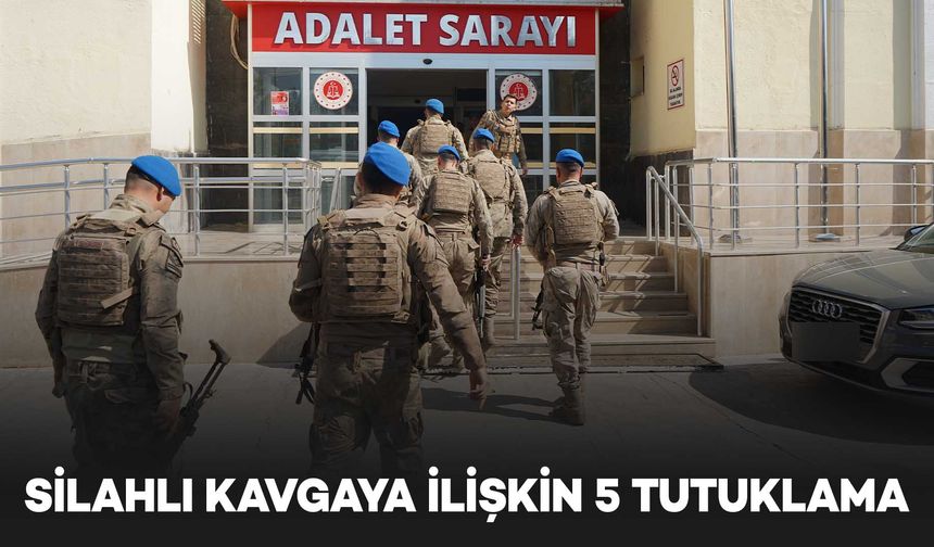Bismil’de 2’si ağır 7 kişinin yaralandığı silahlı kavgaya ilişkin 5 tutuklama